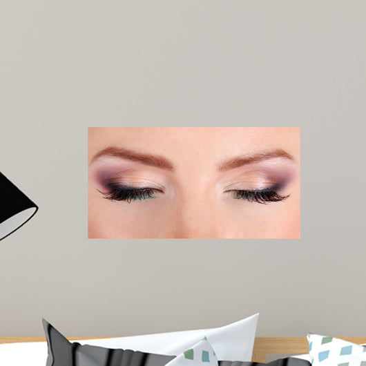 Beautiful Female Eyes with Wall Mural