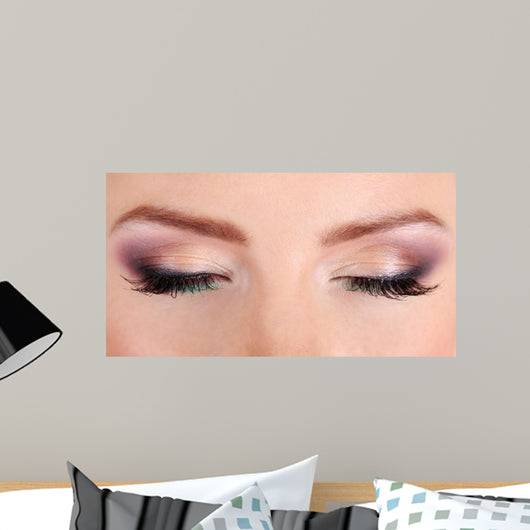 Beautiful Female Eyes with Wall Mural