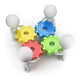 3D Small People Gears