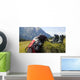 Wandern Rucksack Und Bergschuge Wall Decal