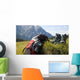 Wandern Rucksack Und Bergschuge Wall Decal