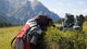 Wandern Rucksack Und Bergschuge Wall Decal
