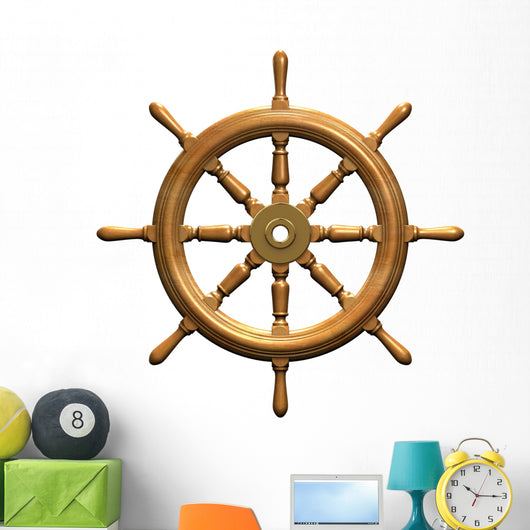 Ship Wheel Wall Decal