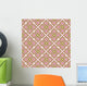 Seamless Floral Texture Wall Decal