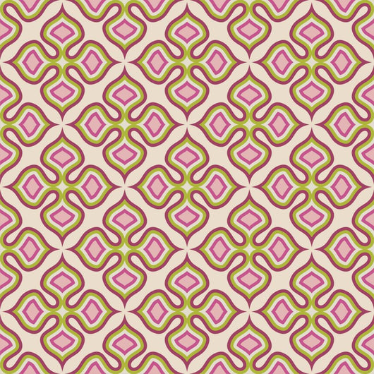 Seamless Floral Texture Wall Decal