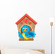 Bird Nesting Box Theme Wall Decal