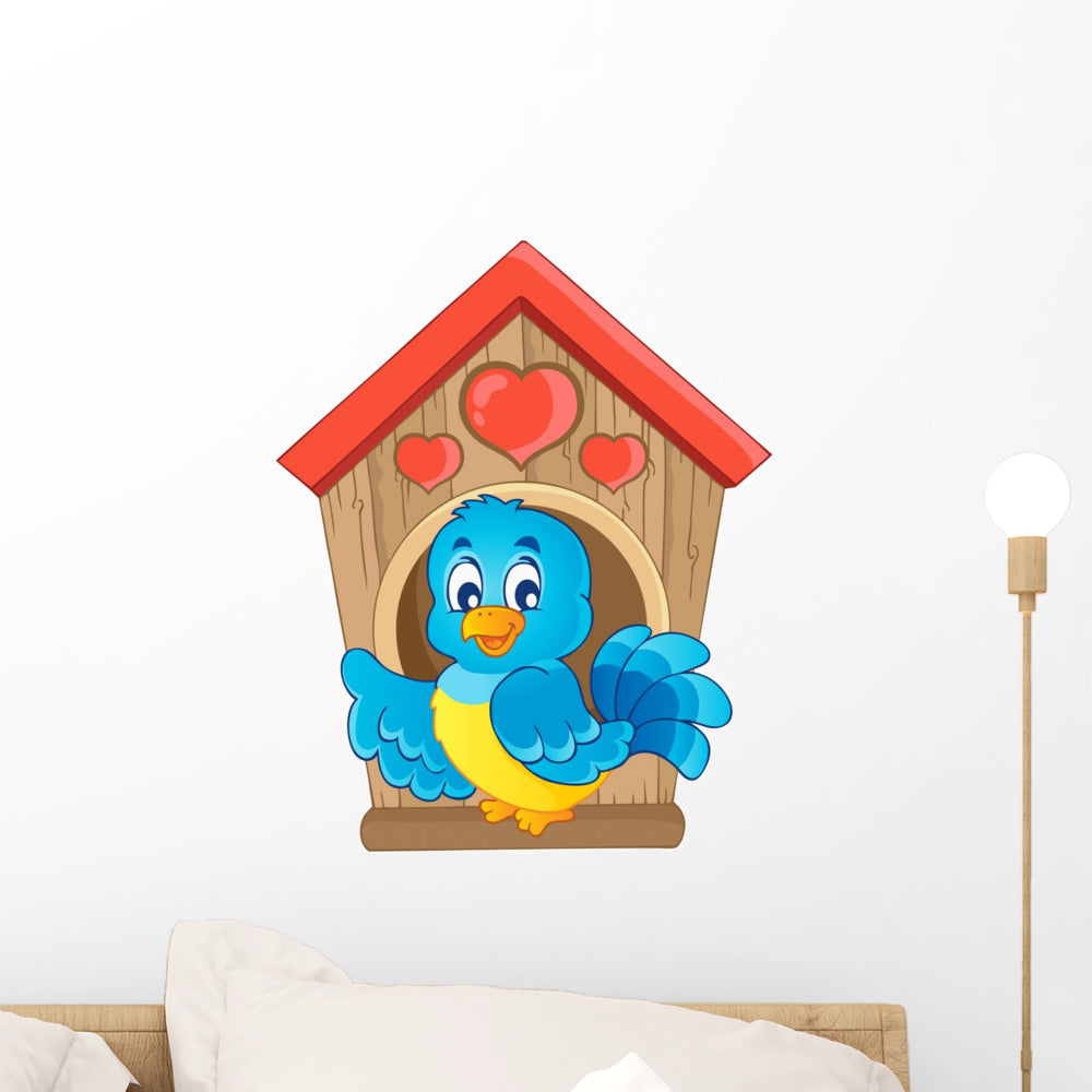Bird Nesting Box Theme Wall Decal - WallMonkeys.com – Wallmonkeys