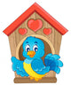 Bird Nesting Box Theme Wall Decal