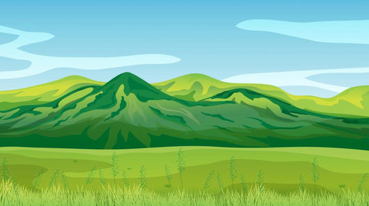 High Mountains Wall Mural