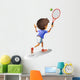 Kid Playing Tennis Wall Mural