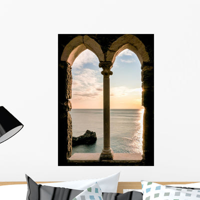 Portovenere shown on a wall