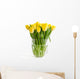 Yellow Tulips in a Vase Wall Decal