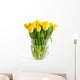 Yellow Tulips in a Vase Wall Decal