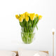 Yellow Tulips in a Vase Wall Decal