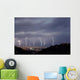 Lightning taken over Paphos 2006 Wall Mural
