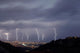 Lightning taken over Paphos 2006 Wall Mural