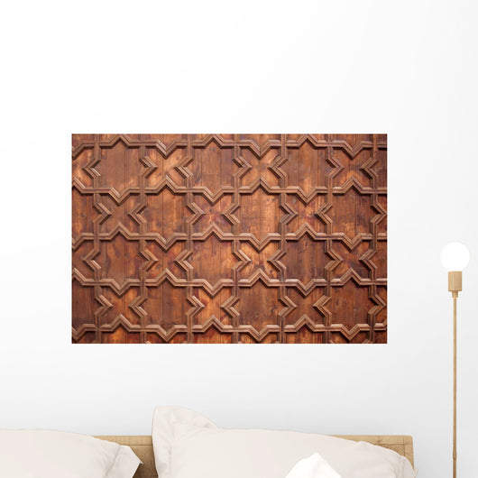 Wooden Ceiling Wall Mural
