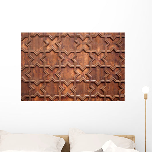 Wooden Ceiling Wall Mural