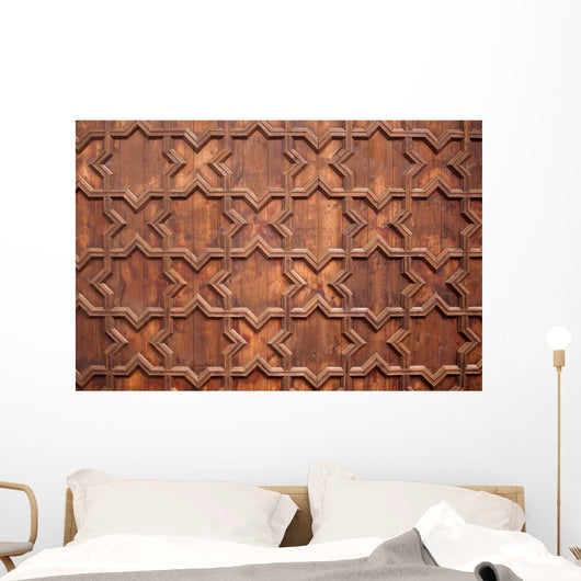 Wooden Ceiling Wall Mural