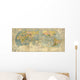 Vintage World Map Wall Mural