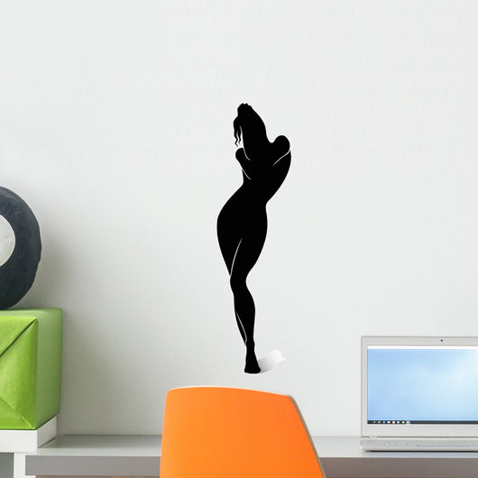 Female Silhouette Wall Decal