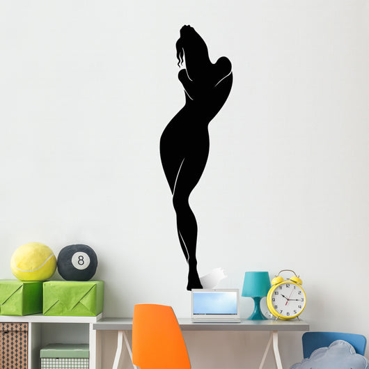 Female Silhouette Wall Decal