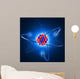 3d atom Wall Mural
