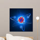 3d atom Wall Mural