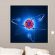 3d atom Wall Mural