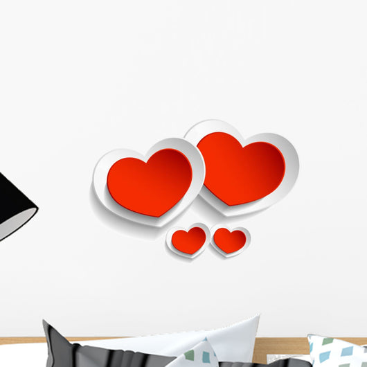 Hearts Wall Decal