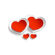 Hearts Wall Decal
