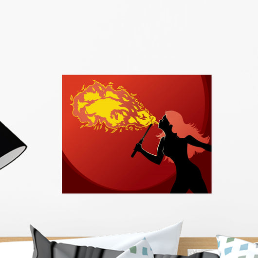 Fire Breather Wall Mural