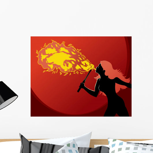 Fire Breather Wall Mural