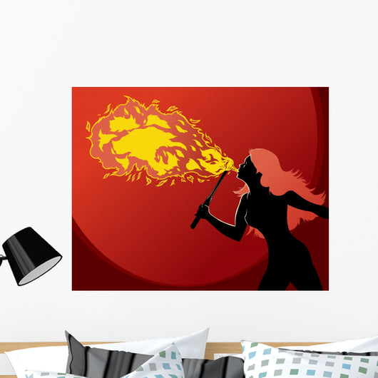 Fire Breather Wall Mural