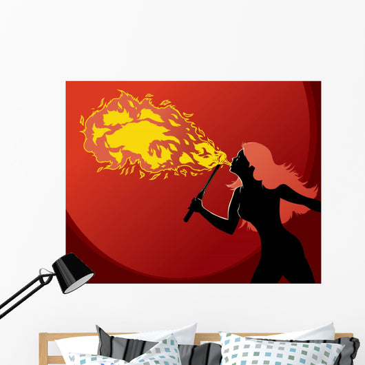 Fire Breather Wall Mural