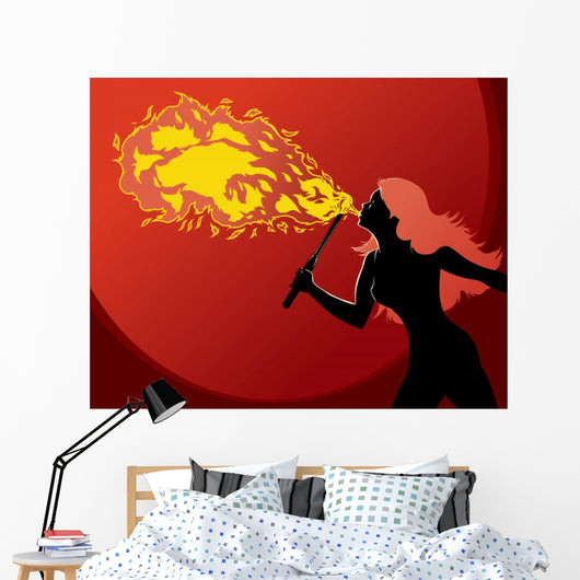 Fire Breather Wall Mural