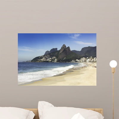 Ipanema Beach Morning shown on a wall