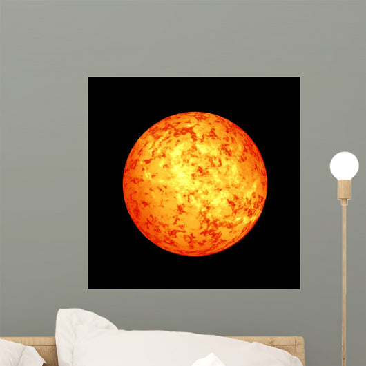 Sun in outer space Wall Mural