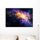 Starry Deep Outer Space Nebual and Galaxy Wall Mural