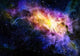 Starry Deep Outer Space Nebual and Galaxy Wall Mural