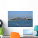 Pipe Pushing Sand onto Wall Decal