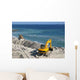Excavator and Bulldozer Wall Decal