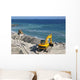 Excavator and Bulldozer Wall Decal