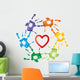 High Resolution Conceptual Heart Wall Mural