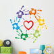 High Resolution Conceptual Heart Wall Mural