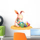 Bunny Hugging Easter Egg Wall Mural