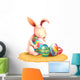 Bunny Hugging Easter Egg Wall Mural