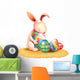 Bunny Hugging Easter Egg Wall Mural