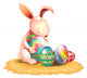 Bunny Hugging Easter Egg Wall Mural