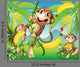 Two Monkeys near Banana